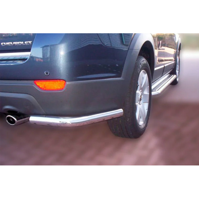 Задні куточки AK003 (2 шт., нерж) для Chevrolet Captiva 2006-2019 рр.