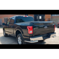 Задні куточки AK003 (2 шт., нерж) для Ford F-150 2014-2021 рр