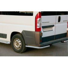Задні куточки AK003 (2 шт., нерж) для Opel Movano 2021- рр