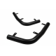 Задні куточки AK003 Black (2 шт., нерж) для Chery Tiggo 3 2005- рр.