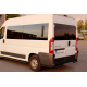 Задні куточки AK003 Black (2 шт., нерж) для Fiat Ducato 2006-2025 рр.