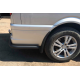 Задні куточки AK003 Black (2 шт, нерж) для Mercedes Viano 2004-2014 рр.