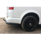 Задні куточки AK003 Black (2 шт, нерж) для Volkswagen T5 Transporter 2003-2010 рр.