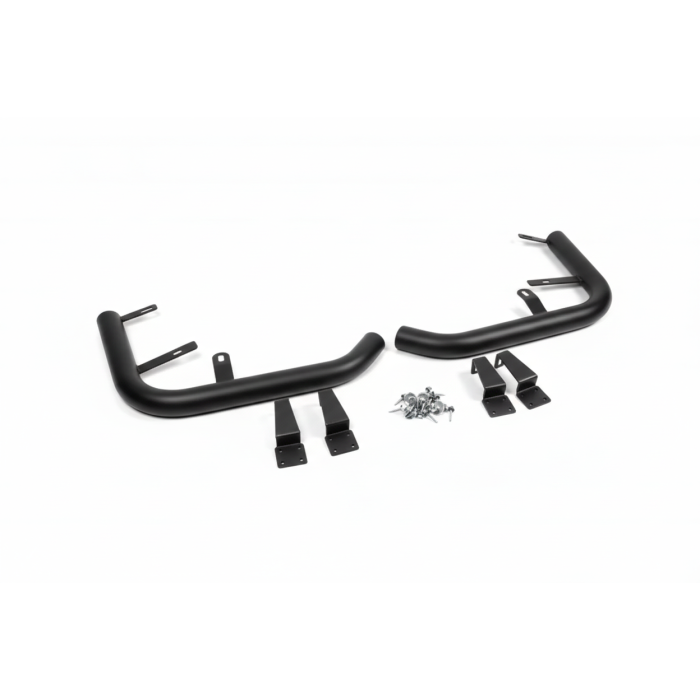Задні куточки AK003 Black (2 шт, нерж) для Volkswagen T5 Transporter 2003-2010 рр.
