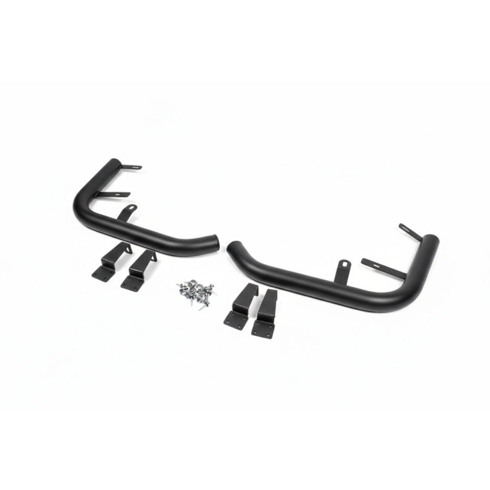 Задні куточки AK003 Black (2 шт, нерж) для Volkswagen T5 Transporter 2003-2010 рр.