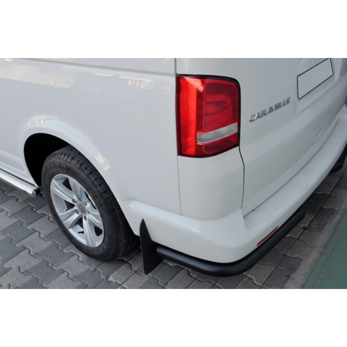 Задні куточки AK003 Black (2 шт, нерж) для Volkswagen T5 Transporter 2003-2010 рр.