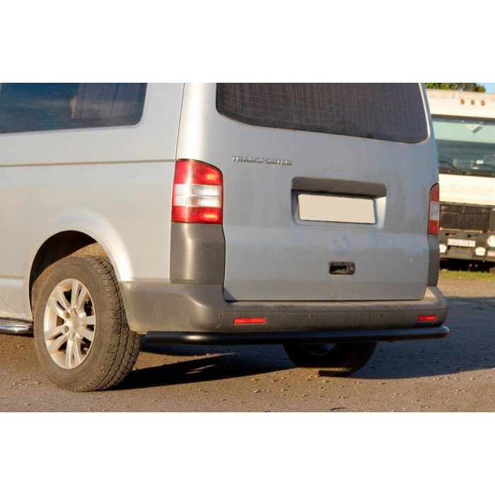 Задні куточки AK003 Black (2 шт, нерж) для Volkswagen T5 Transporter 2003-2010 рр.