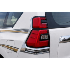 Задні ліхтарі LED Chrome V1 (2017-2023, 2 шт) для Toyota Land Cruiser Prado 150 рр