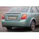 Задній захист AK002 Black (42мм, нерж.) для Chevrolet Lacetti 2003-2024 рр.