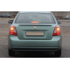 Задній захист AK002 Black (42мм, нерж.) для Chevrolet Lacetti 2003-2024 рр.