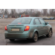 Задній захист AK002 Black (42мм, нерж.) для Chevrolet Lacetti 2003-2024 рр.