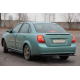 Задній захист AK002 Black (42мм, нерж.) для Chevrolet Lacetti 2003-2024 рр.