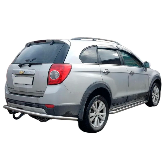 Задній захист AK005 (нерж) для Chevrolet Captiva 2006-2019 рр.