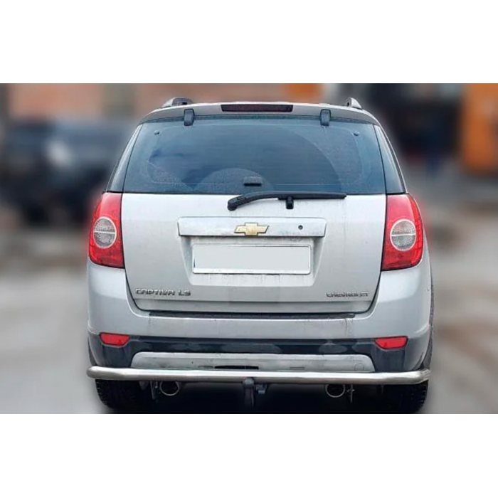 Задній захист AK005 (нерж) для Chevrolet Captiva 2006-2019 рр.