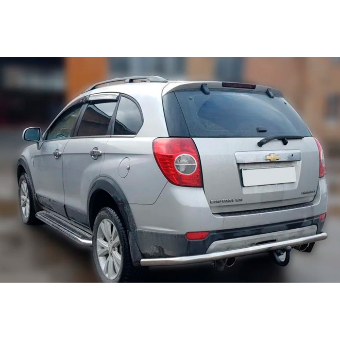 Задній захист AK005 (нерж) для Chevrolet Captiva 2006-2019 рр.