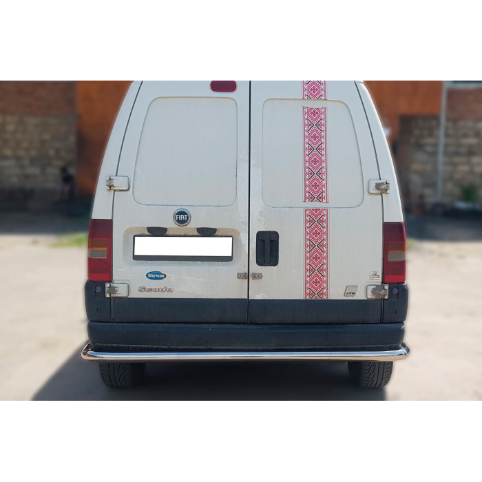 Задній захист AK005 (нерж) для Fiat Scudo 1996-2007 рр.