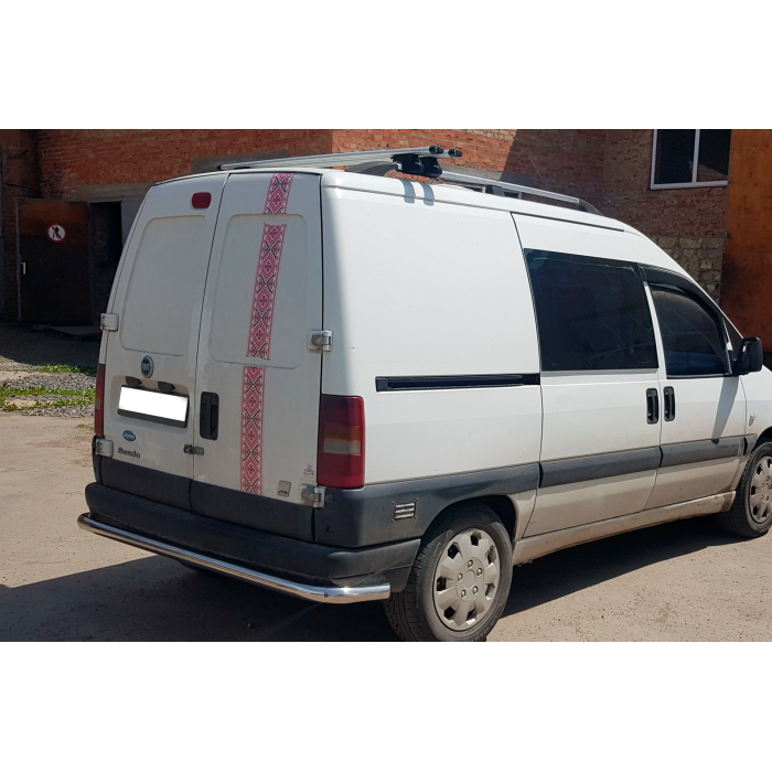 Задній захист AK005 (нерж) для Fiat Scudo 1996-2007 рр.