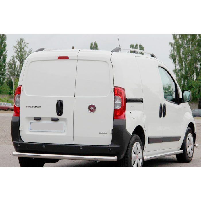 Задній захист (нерж) для Fiat Fiorino/Qubo 2008-2024 рр.