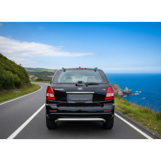 Задня дуга AK012 (нерж.) для Kia Sorento I BL 2002-2009 рр