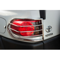 Захист задніх фонарів (нержавійка, 2 шт) для Toyota FJ Cruiser 2006-2022 рр