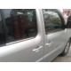 Зовнішня окантовка стекол (4 шт, нерж) 4 шт, Carmos - Турецька сталь для Renault Kangoo 2008-2020 рр