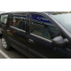 Зовнішня окантовка стекол (4 шт, нерж.) Carmos - Турецька нержавейка для Dacia Logan MCV 2004-2014 рр