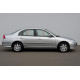 Зовнішня окантовка вікон (4 шт, нерж) Carmos - Турецька сталь для Honda Civic Sedan VII 2001-2006 рр