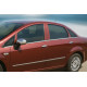 Зовнішня окантовка вікон (8 част., нерж) Carmos - Турецька сталь для Fiat Linea 2006-2018 рр